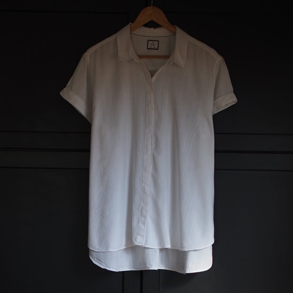Denver Hayes | Cotton/Modal Short Sleeve Striped Shirt